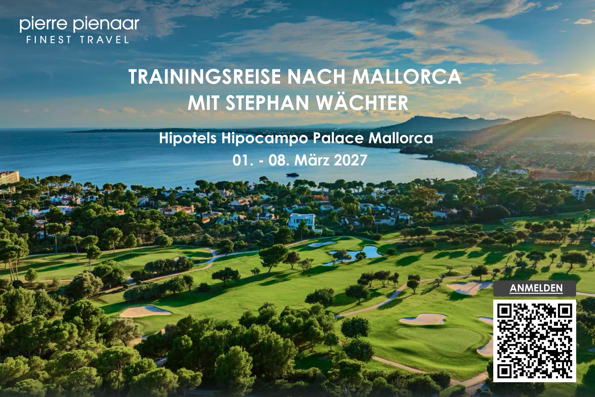 Golfreise Hipocambus Mallorca, 01.03. bis 08.03.2027