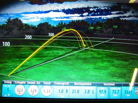 Flight Scope Golfschwunganalyse -  Golfschule Wächter