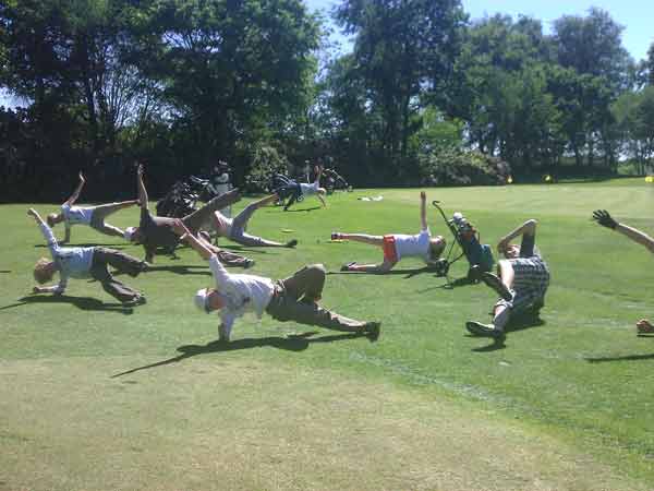 Jugendtraining Golf-Gymnastik